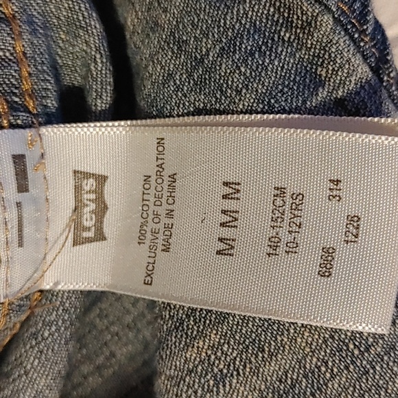 🇨🇦 Boy's Youth Levi's Pearl Snap Button Down Denim Shirt - Picture 9 of 9